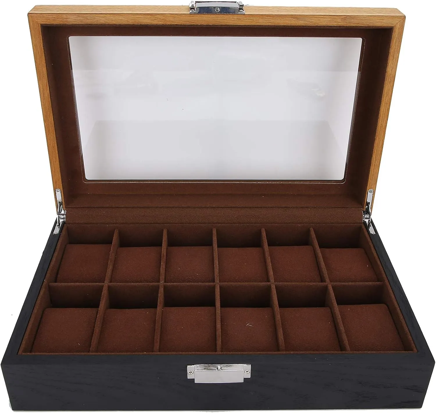 For Men with 12 Slot for Watch Display Watch Box, Wood Watch Case Watch twig compensate tarnish Cases 