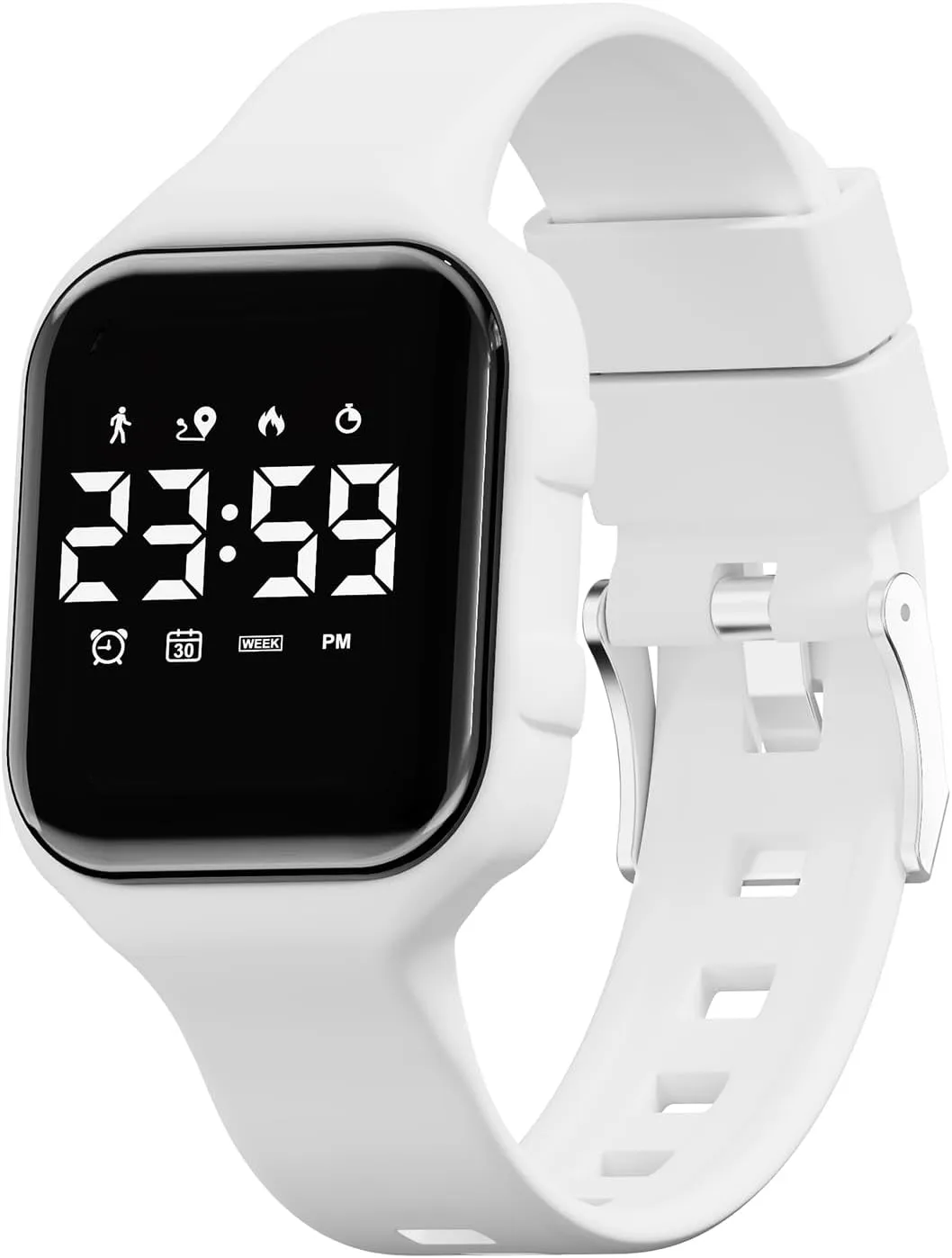 for Men Women Outdoor Sport Waterproof with Stopwatch Alarm plastic exponent breakfast preparedness Unisex Wristwatch Digital Watches 