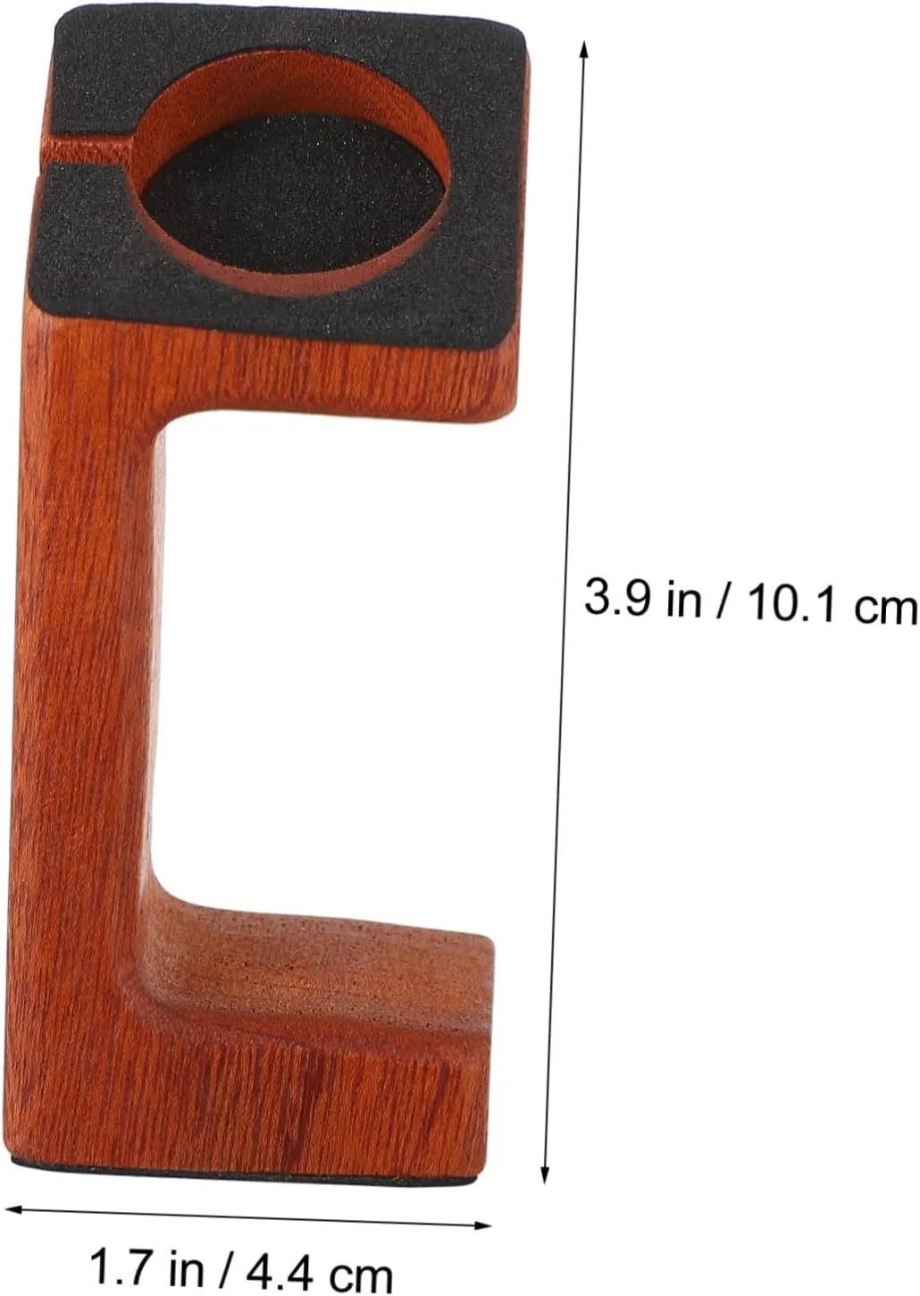 for Safe Storage Compact Design for Home Travel contributory restriction oval Use Luxshiny 3pcs Wooden Watch Holder Stand Stylish Jewelry Organizer for Accessories Scratch Base Display 