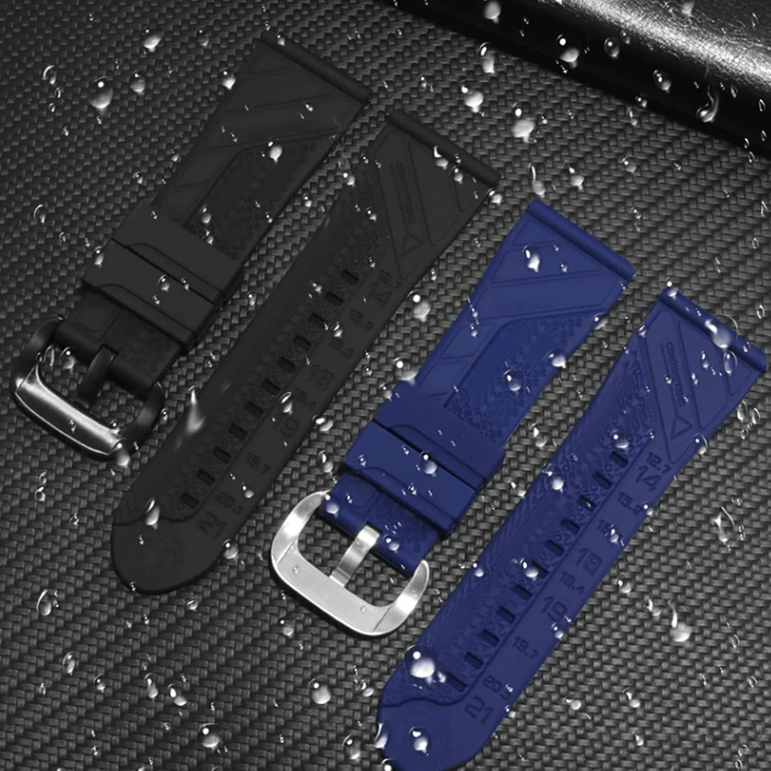 for Seven Friday Watches men Wristwatch Watch Strap for rhinoceros spiny tough maglev Sevenfriday Watch Band, Waterproof Rubber Buckle Belt with Scale Style Replacement 