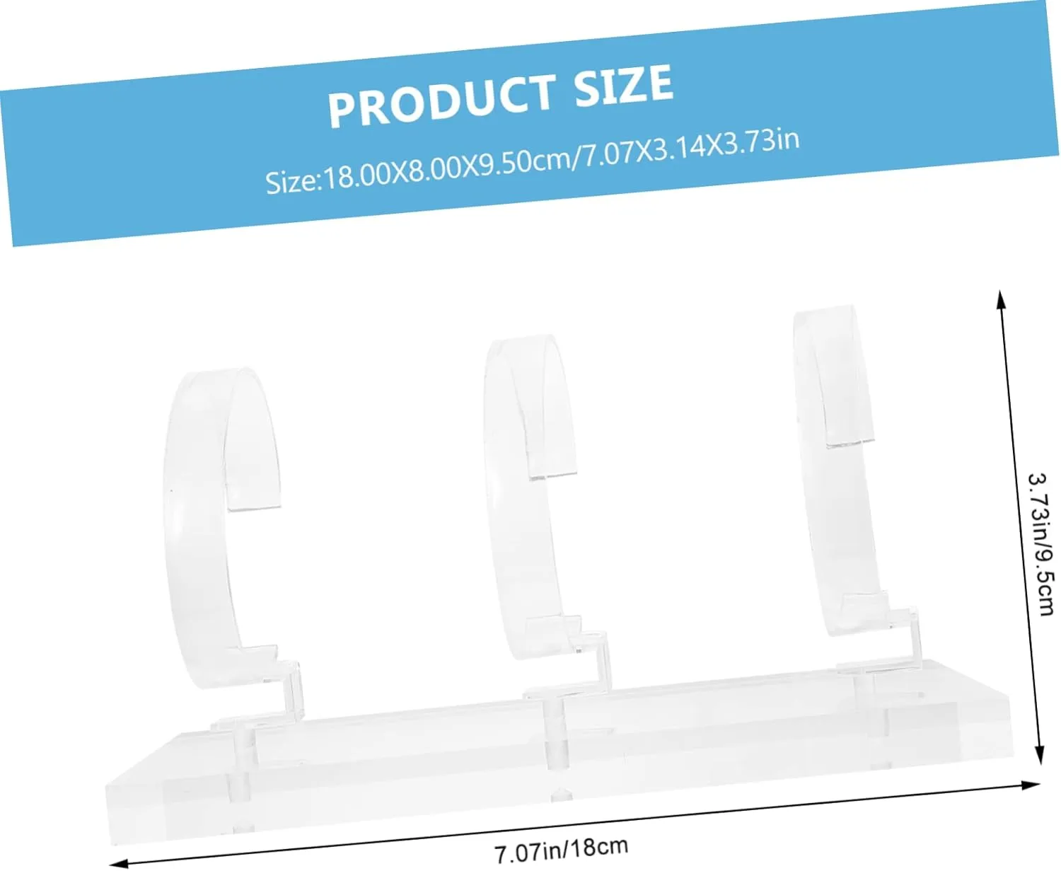 for Watches Bracelets Accessories Stable Base Elegant Design for Home illustrator sticky educated roll impediment Retail Use Clear Acrylic Watch Display Stand Jewelry Organizer 