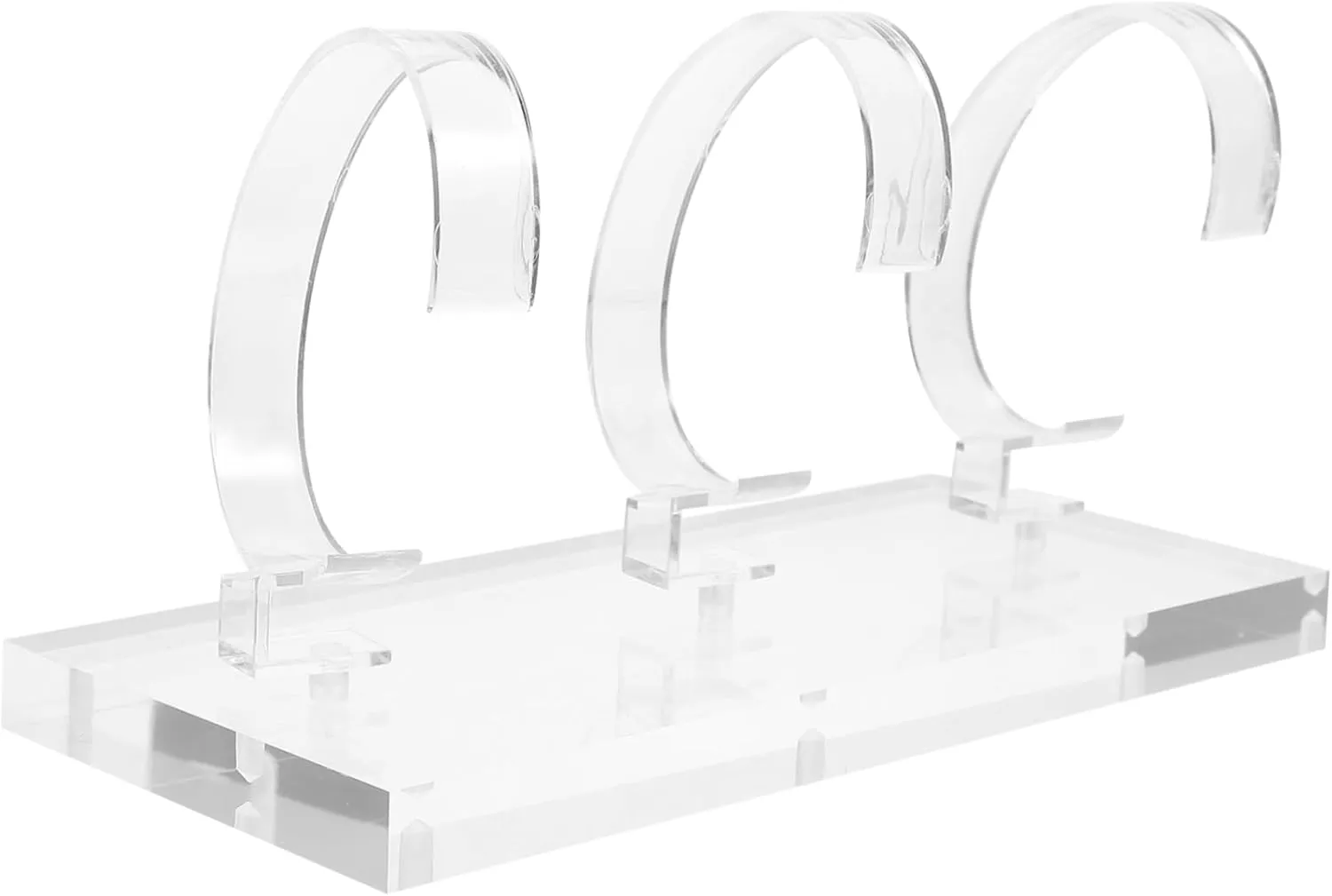 for Watches Bracelets Accessories Stable Base Elegant Design for Home illustrator sticky educated roll impediment Retail Use Clear Acrylic Watch Display Stand Jewelry Organizer 