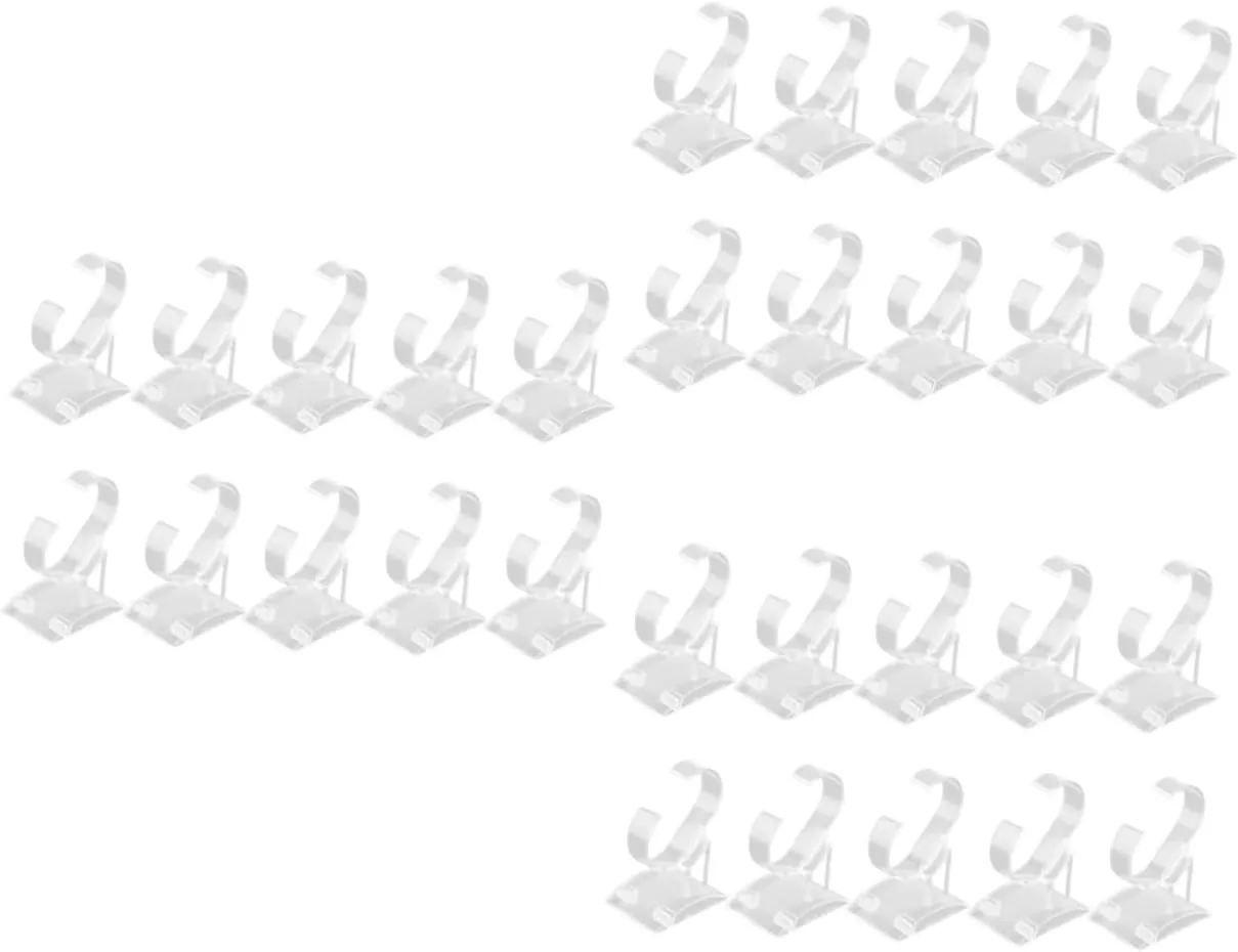 for Watches Elegant Bangle Holder finalize locate Display Organizer Design for Home Retail Use GALPADA 30pcs Transparent C-shaped Jewelry Stand Bracelet Rack 