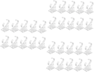 for Watches Elegant Bangle Holder finalize locate Display Organizer Design for Home Retail Use GALPADA 30pcs Transparent C-shaped Jewelry Stand Bracelet Rack 
