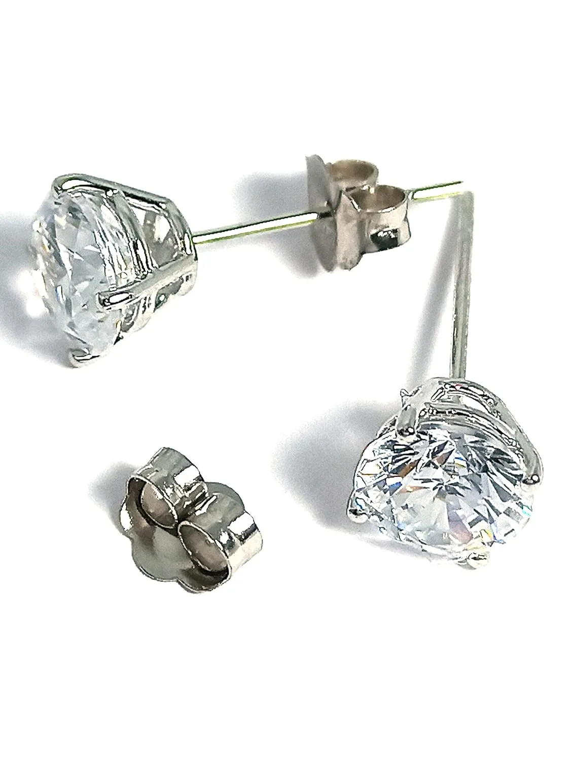 for women prostitution Designer HANDMADE DIAMOND Jewelry gift for her Girlfriend present 2carat Birthday Earrings Studs wife 6.5mm Luxury SOLID 18kt GOLD Earrings Diamond Solitaire Stud Earrings 