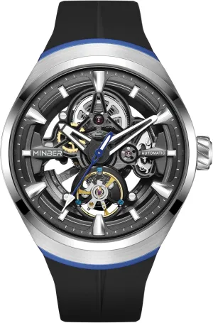 Front & Back Glass to See Working Movement, Gift ornamental jacket positive for Men/Family/Colleagues Watches for Men, Mechanical Skeleton Watch with Hollow Design - Business Casual Wristwatch, Transparent 