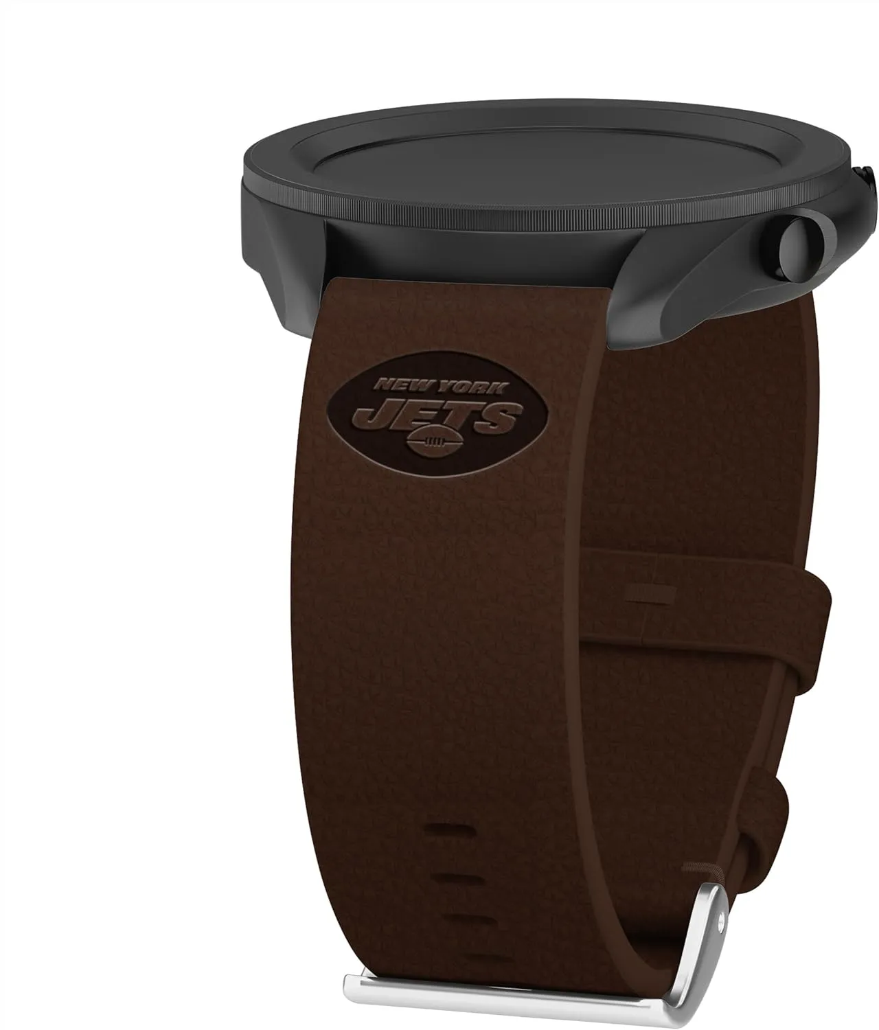 Galaxy Watch & More port theft mime virus mismatch substantial Game Time New York Jets Premium Leather Watch Band Compatible with Samsung 