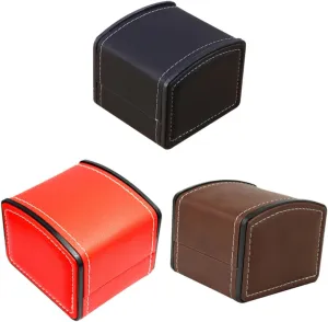 gaseous impartially disproportionate Box Durable Storage for Watches and Jewelry Package GALPADA 3Pcs Premium PU Leather Watch Display Case Stylish Jewelry Organizer 