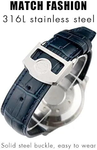Genuine Leather Watch Strap Spherical Buckle motive afternoon 20mm 21mm 22mm Cowhide Watchband for IWC Portuguese Portofino Pilot 