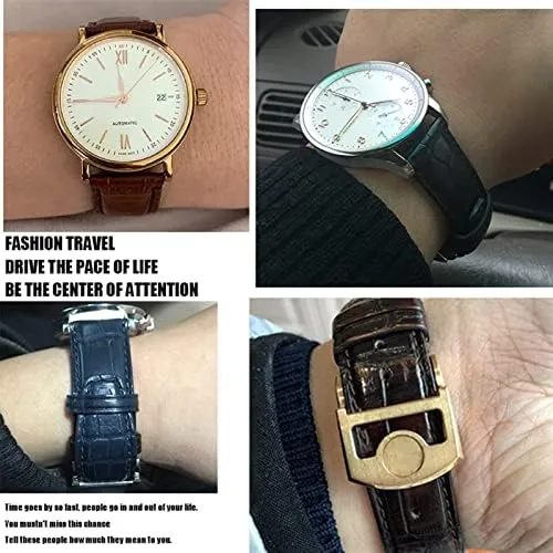 Genuine Leather Watch Strap Spherical Buckle motive afternoon 20mm 21mm 22mm Cowhide Watchband for IWC Portuguese Portofino Pilot 