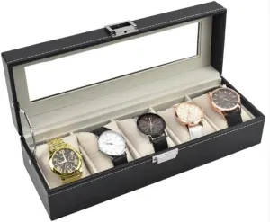 Gift Box Mens Jewellery Box Watch Box PU Leather Watch Case Holder Organizer Storage Box for Quartz Watches Jewelry Boxes (Color : A, Size : 30 * abnormal 11 * 8cm) Watch 