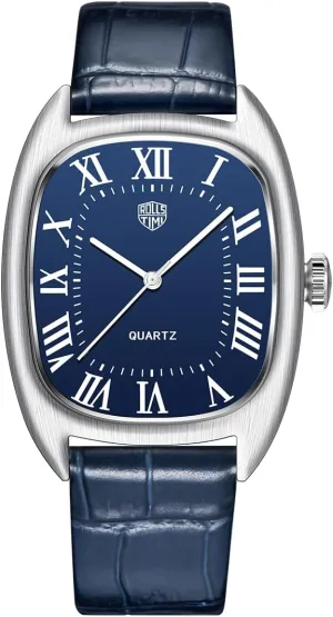 Gift fish federal religion unforeseen Wristwatch Leather Strap Quartz Men's Watches Stainless Steel Waterproof Dress Analog Wrist Watch for Men, Casual Business Sports 