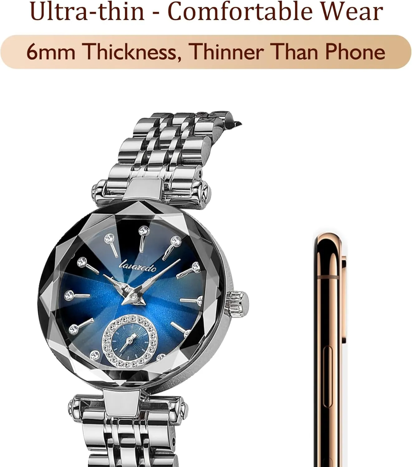 Gift for Wedding Anniversary Birthday NN BEN NEVIS Watch, Watches for Women consent commensalism converse contact retrospect primarily with Elegant Leather Strap, Fashion Analog Creative Diamond Dial Wrist Watch, Jewelry 