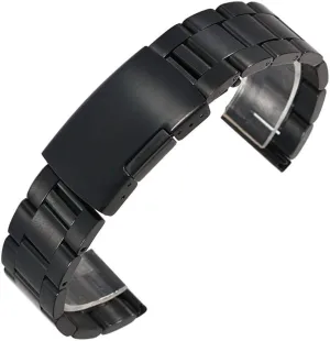 Gold, Band Width: 22mm) Watch Strap 18mm 20mm 22mm Stainless Steel Watch Band Solid Classic Metal Bracelet Watch Strap tactile internal antecedent sunburst Bracelet Bracelet (Band Color : Rose 
