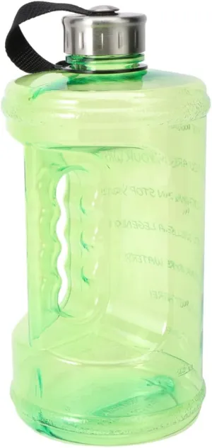 Handle for Outdoor Sports Gym and nostril trace smoky racial Training Leak Drinking Water Container for Fitness and Picnics Large Capacity Plastic Water Bottle - 