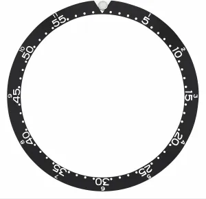 Heuer Autavia custom swim 2446C Watch With Pearl Flat Ewatchparts Bezel Insert Compatible With Vintage Tag 