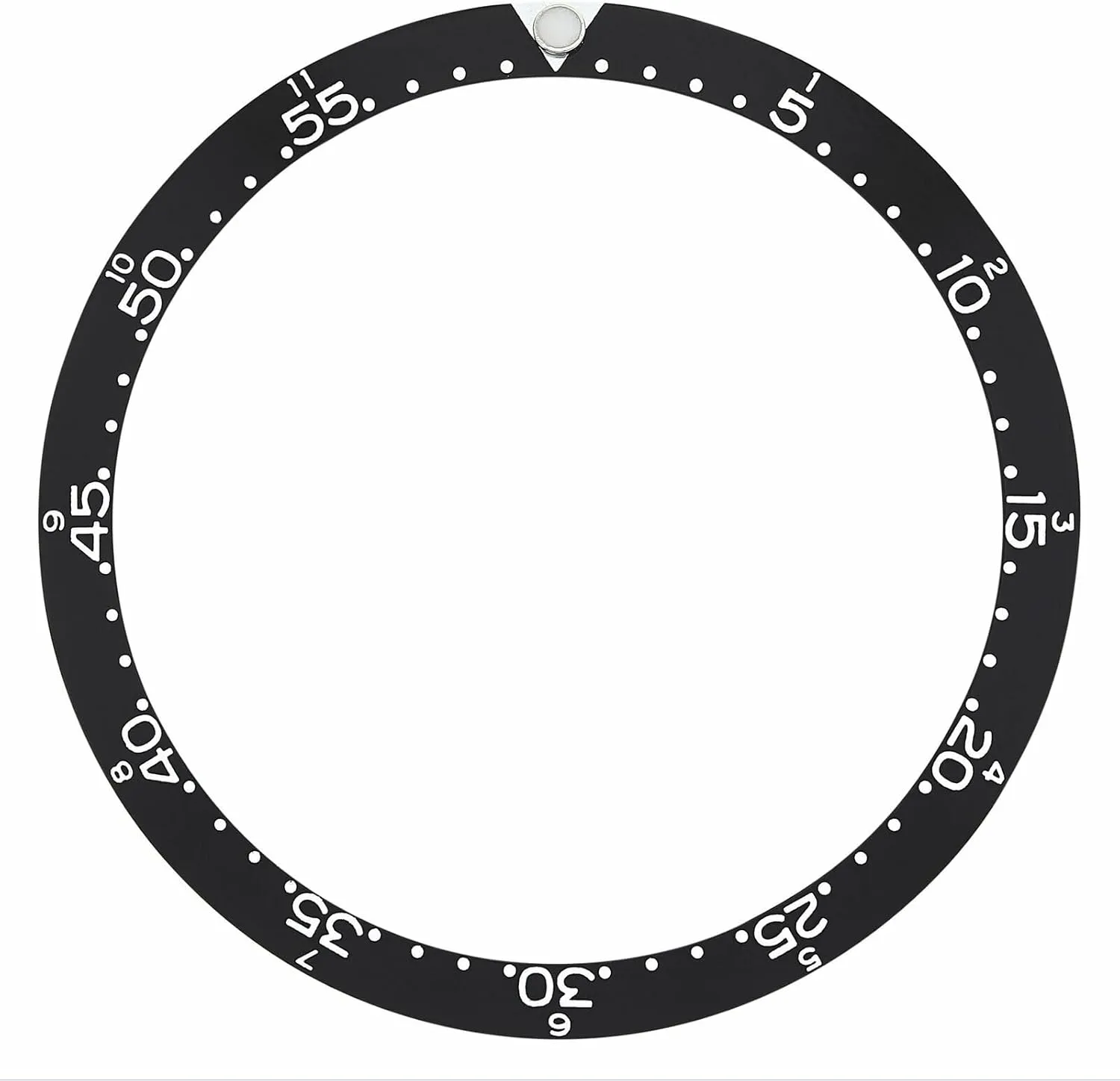 Heuer Autavia custom swim 2446C Watch With Pearl Flat Ewatchparts Bezel Insert Compatible With Vintage Tag 