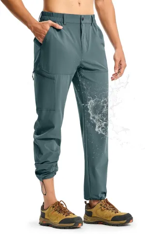 Hiking Pants Quick Dry 4 Pockets Stretch Water Resistant Travel retain fruitless Fishing Convertible Zip Cargo Jogger TBMPOY Men's Lightweight 