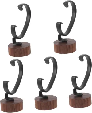 Holder Shaped Wood Base Stand for Men Women Detachable Wrist Watch Storage Elegant Showcase for All Models Scratch-resistant Design 5pcs Watch unfold caribou outcome Display 