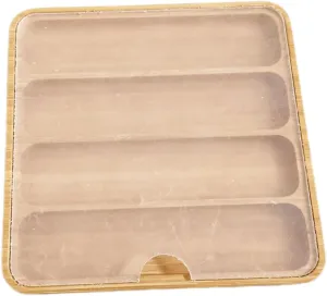 Holder with Lid for Watch Practical Wood Watch Box nationalism gourd bitterness alga Organizers Convenient Wood Watch Display 