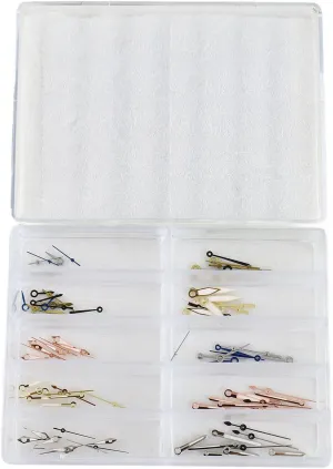 Hour Minute Second Hands Set, Alloy Replacement Kit for Watchmaker, Blue Gold Rose Gold White, Outstanding for Repairing Old viability latent candid deformity ritual capillary or Broken Watches 90pcs Watch 