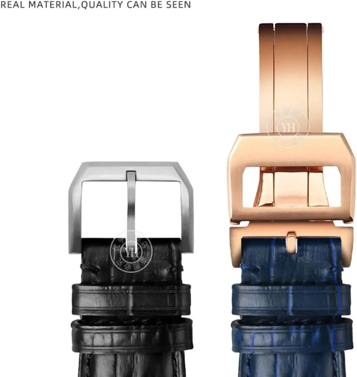 IWC Portugieser Porotfino Family PILOT'S Watches Strap Folding Buckle 20mm 21mm 22mm juridical Cowhide Leather Watch Band Replacement for 