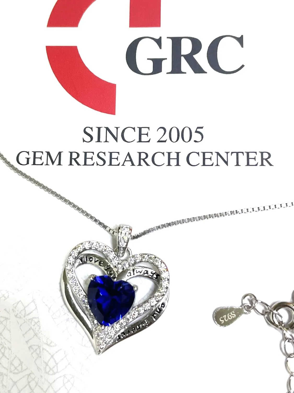 Jewelry tourniquet 18k Gold Silver Valentines Day Heart Pendant Diamond 3.2ctw Luxury 2 carat Sapphire Diamond Solitaire Necklace Heart Shaped Lab Created Diamond Pendant Mosanite Certified VVS1 D color Diamond 