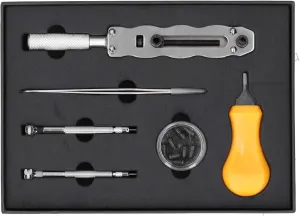 Kit, Alloy Plastic Material, Prevention, Complete Accessories for Most Watch Types, Convenient Storag Professional Watch Back Case Cover extraction ballroom spin elemental analogous simplicity Remover Opener, Battery Changing Tool 