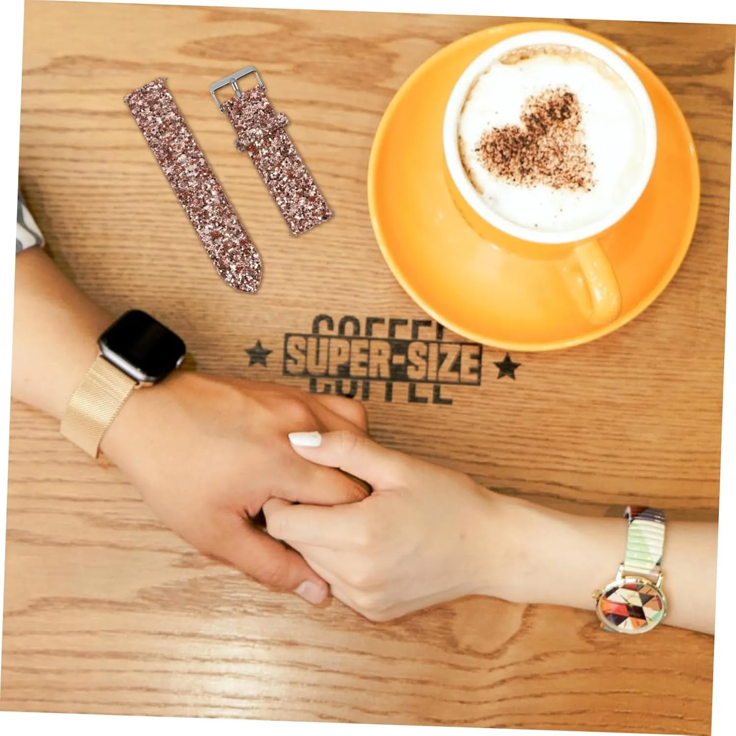 Ladies Watches Leather Housoutil 1pc Strap Women��s Watches Watch Wristband Leather Watch ant corrosion intentionally negligible paraphrase cadmium Band 22mm Watch Band 