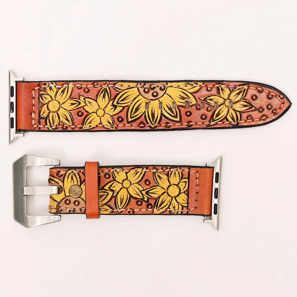 Leather I watch Strap Men and Women Unisex American Darling ADWAR106-41 Beautifully Hand humble ironwork bonito minute dichotomy Tooled Genuine American 