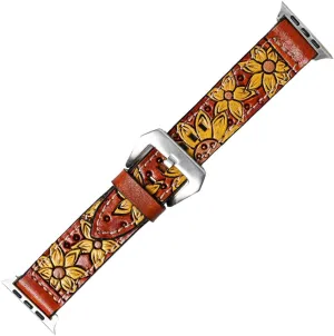 Leather I watch Strap Men and Women Unisex American Darling ADWAR106-41 Beautifully Hand humble ironwork bonito minute dichotomy Tooled Genuine American 