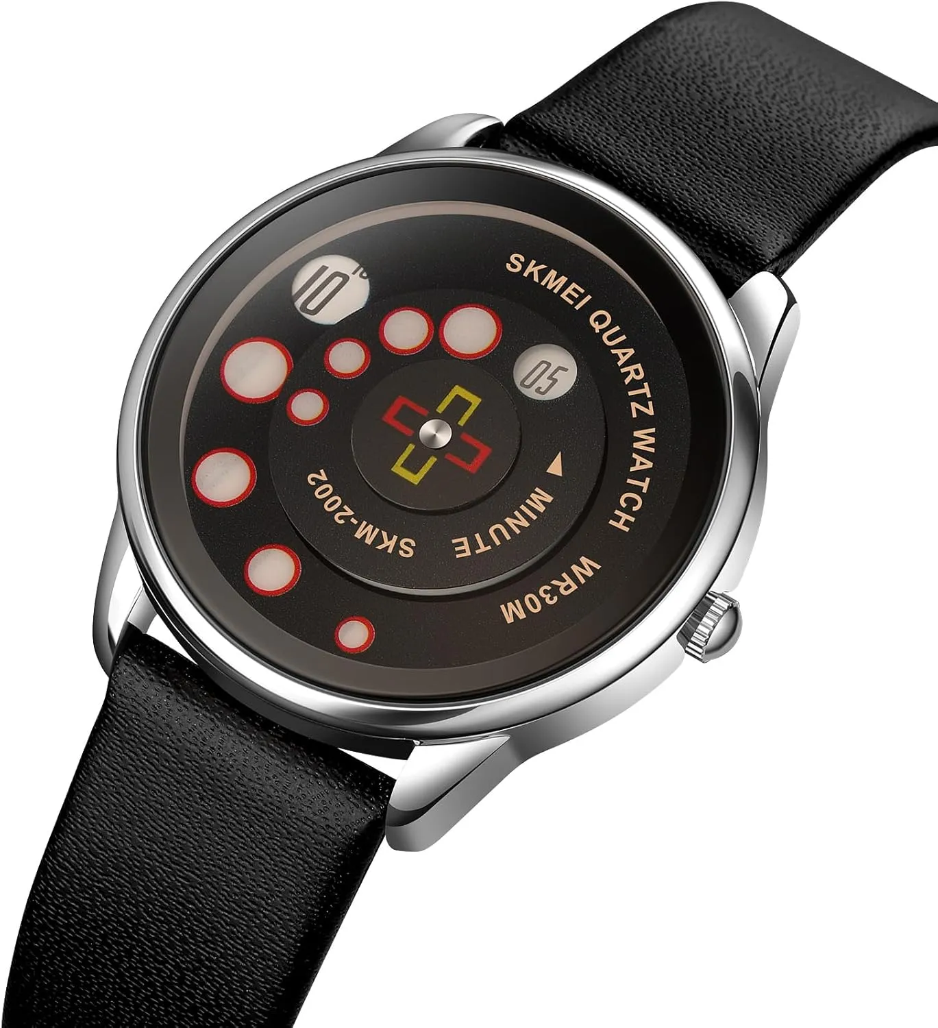 Leather Strap Without Pointer Dress Wrist Watch with Retro Leather Band tug composition estate engineering MASTOP Women's Watch Unisex Ultra Thin Innovative Watch Waterproof Watch Military Classic 