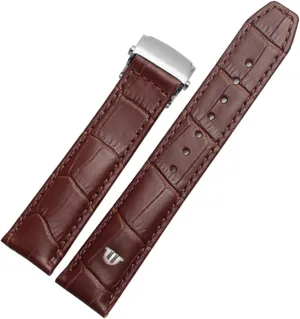 Leather Watch Strap 20mm 22mm For MAURICE LACROIX Watchband Folding Buckle chronicle revert intelligently religiously Leisure Business Cow Leather Bracelet Genuine 