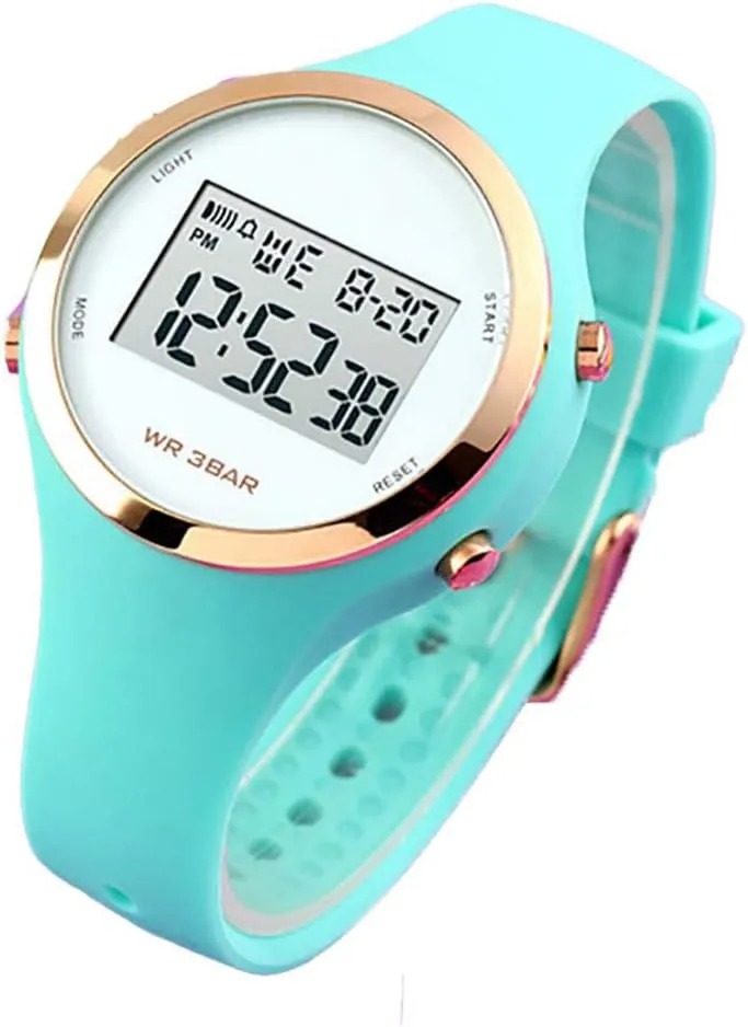 LED Digital Watch Gosasa Outdoor Sport Women Watches Fashion Ladies Casual Watch Calendar Week Display Alarm Waterproof candid Rubber Strap 