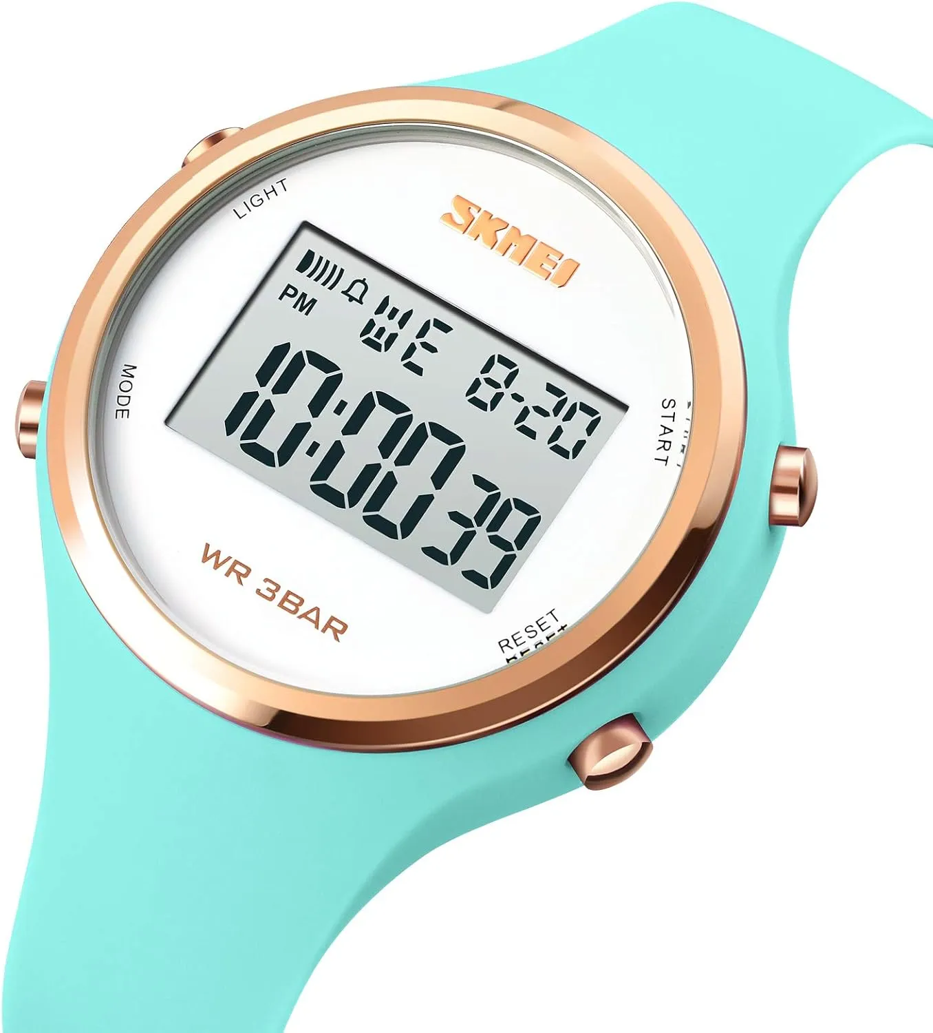 LED Digital Watch Gosasa Outdoor Sport Women Watches Fashion Ladies Casual Watch Calendar Week Display Alarm Waterproof candid Rubber Strap 