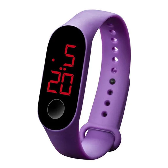 LED Electronic Sports Luminous Sensor Watches Fashion Men and Women Watches Man woman Casual Watch Clock Digital Lovers' Watch