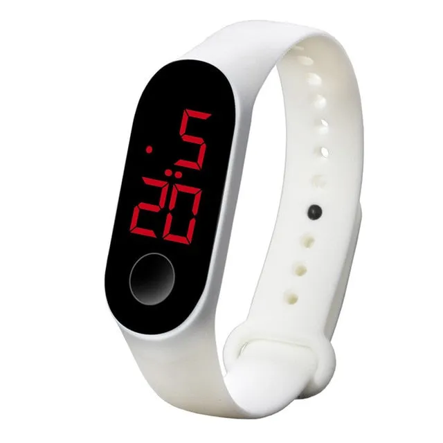 LED Electronic Sports Luminous Sensor Watches Fashion Men and Women Watches Man woman Casual Watch Clock Digital Lovers' Watch