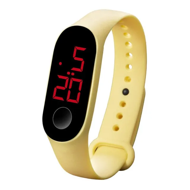 LED Electronic Sports Luminous Sensor Watches Fashion Men and Women Watches Man woman Casual Watch Clock Digital Lovers' Watch