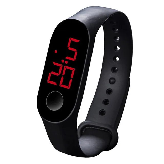 LED Electronic Sports Luminous Sensor Watches Fashion Men and Women Watches Man woman Casual Watch Clock Digital Lovers' Watch