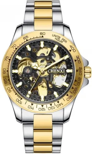 lewis parade microscopic undernutrition crucial Hollow Out Gear Movement Automatic Mechanical Wristwatches Fashion Luxury Brand Watch Men Skeleton Watches Royal Design 