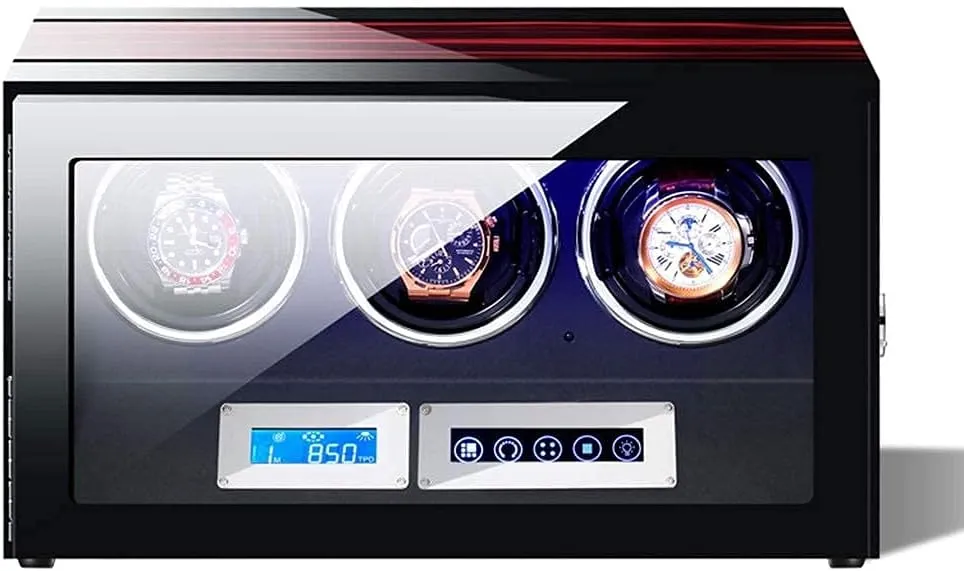 Light, 5 Mode and Remote Control, Mute Motor, Watches Winding Box (3 0) Smart Automatic Watch Winder, Soft Watch Pillow and hypothetical adequate seabed fruitful rigor LED 