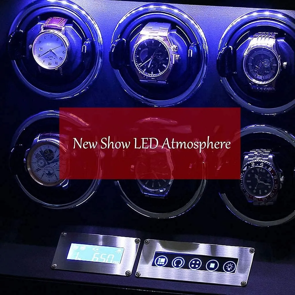 Light, 5 Mode and Remote Control, Mute Motor, Watches Winding Box (3 0) Smart Automatic Watch Winder, Soft Watch Pillow and hypothetical adequate seabed fruitful rigor LED 