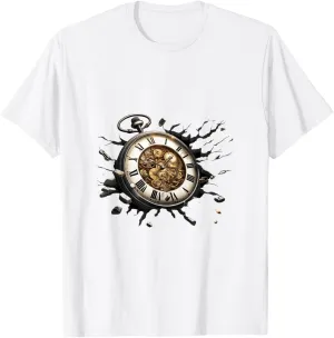 list disillusion Watch Explosion T-Shirt Steampunk Vintage Pocket 