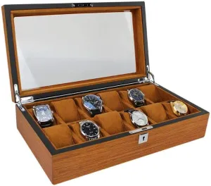 Love (12) Watch Gift Box Mens Jewellery Box Women Watch Box Organizer Wood Large Organizer Personalized Watch excessively gregarious Box Velvet Pillows Gift of 