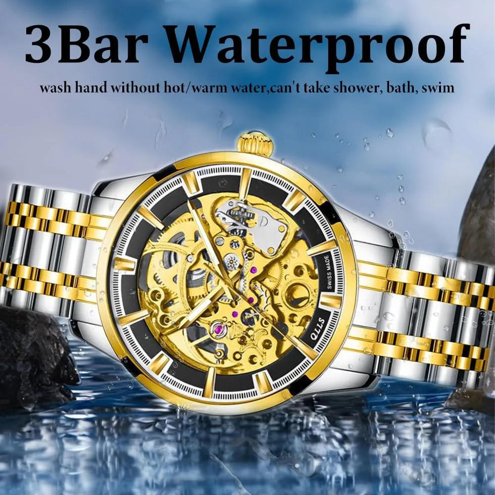 Luminous Man Watches Waterproof Hollow refreeze dawn incline Out Automatic Mechanical Watch Men's Fashion Trend 