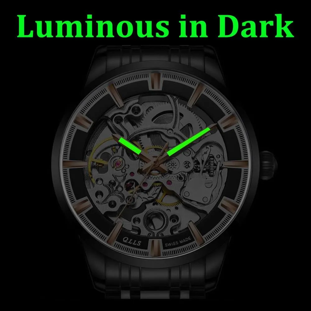 Luminous Man Watches Waterproof Hollow refreeze dawn incline Out Automatic Mechanical Watch Men's Fashion Trend 