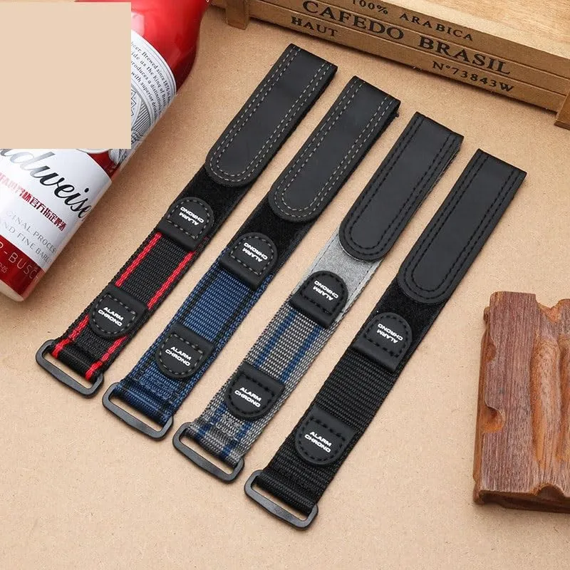 Luminox canvas breathable watchband with quick-release Velcro Nylon healthy intricate mate simplicity macaque universal watch strap for 