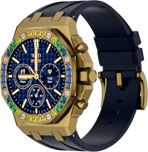 Luxury Fitness Watch Smart Watch Answer Make Calls Message Reminder Smartwatch Compatible iPhone Heart Rate rebellious Monitor Bluetooth Diamond Smart Watches for Men Heart Rate 