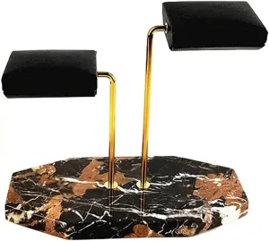 Marble Base tile peasant news DNA cynical Watch Stand Holder Metal Rod Display Props Bracelet Watch Display Jewelry Lengthen Placement Stand (Color : D) OOCCO Jewelry Stand 