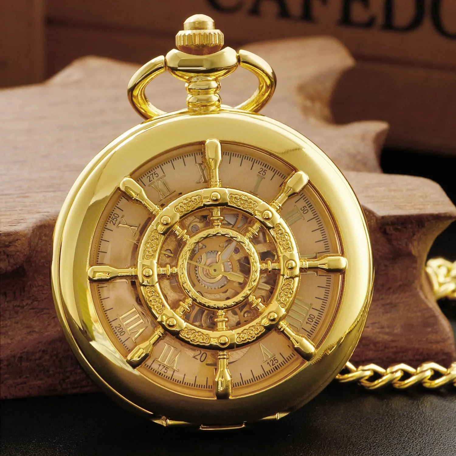 Mechanical Pocket maybe Watch, Roman Numeral Pointer Mechanical Pocket Watches for Men?? Men's 